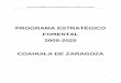 PROGRAMA ESTRATÉGICO FORESTAL 2005-2025 COAHUILA DE … · 2015-02-16 · Programa Estratégico Forestal 2005-2025 para el Estado de Coahuila 5 5.13 Manejo de germoplasma y reforestación