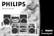 FW -C155 FW -C252 - Philips...6 MICROPHONE (FW-C252) – para conectar o microfone. 7 MIC LEVEL (FW-C252) – ajusta o nível de mixagem para karaoke ou gravação pelo microfone