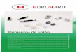 Elementos de unión - euro-hard.com.areuro-hard.com.ar/wp-content/uploads/2017/05/EH_CAT... · Perno de fijación rápida para orificio de Ø10 y 13mm • Material: Caja de zamak