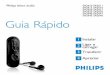 Philips leitor áudio SA2615 SA2616 SA2620 SA2621 ......2 Pressione e segure o botão enquanto o seu aparelho estiver conectado no PC. 3 Mantenha a tecla pressionada até que o Gerenciador