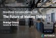 Brasoftware Executive Meeting 2016 The Future of Making Things · Brasoftware Executive Meeting 2016 The Future of Making Things Rodrigo Girardi Gerente de Território