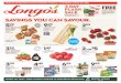 Longos 265367 · 2020-01-13 · SAVE UPTO $2 I bottle SAVE UP TO $2 Gre B W" pkg o r L inks or 37Sgpkg SAVE UP TO $5.98 ON 2 Rising Crust pkg SAVE UPTO $3 Qukk products or Mr. C CWan