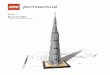 21031 Burj Khalifa - Lego · Khalifa ergue-se graciosamente do deserto e honra a cidade com a sua extraordinária união de arte, engenharia e arte meticulosa. Com 828 metros, o equivalente