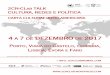 DE DEZEMBRO DE 2017 - WordPress.com · 2cn-clab talk cultura, redes e polÍtica + info: 2cn.clab@gmail.com carta cultural ibero-americana 4 a 7 de dezembro de 2017 porto, viana do