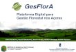 Plataforma Digital para - Azoresdrrf-sraa.azores.gov.pt/eventos/Semin_GFC/Documents/GesFlorA.pdf · • Racionalização da produção de plantas em viveiro • Licenciamento com