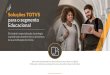 Soluções TOTVS para o segmento Educacional · A TOTVS acredita no Brasil que FAZ. 21 anos de experiência em todos os níveis de ensino Mais de R$ 38 bi gerenciados por mês nas
