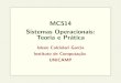MC514 Sistemas Operacionais: Teoria e Pr¶aticaislene/1s2005-mc514/intro.pdf · Hist¶oria dos sistemas operacionais † A evolu»c~ao dos sistemas operacionais est¶a fortemente