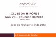 CLUBE DA HIPÓFISE Ano VII Reunião III/2013 · (hipopituitarismo) 2 – Radioterapia (50–60%) Convencional Estereotáxica (Radiocirurgia) (3 a 5 anos / hipopituitarismo) 3 –