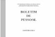 BOLETIM DE PESSOAL - UFMG 2014-06-25¢  BOLETIM DE PESSOAL JANEIRO/2011 . BOLETIM DE PESSOAL MENSAL
