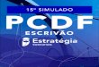 1 15º Simulado Especial Concurso PCDF - 03/05/2020 · 2020-05-04 · 6 15º Simulado Especial – Concurso PCDF - 03/05/2020 Based on the text above, judge the following items. 21