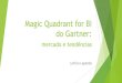 Magic Quadrant for BI do Gartner - CInif696/aulas/MQ_presentation-Leticia.pdf · Grandes Corporações! Agências do Governo! Empresas de TI! Grupos de Investimento. ... SOA (Service-oriented