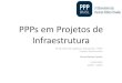 PPPs em Projetos de Infraestrutura Banco de dados das PPPs estaduais Conflitos de escolha ao gerir PMIs
