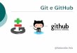 Git e GitHub - UBI - Universidade da Beira Interior sebastiao/git/git.pdf · PDF file git status // mostrar os ficheiros alterados desde o último commit. git show // mostrar as alterações