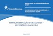 FONTE/DESTINAÇÃO DE RECURSOS EXPERIÊNCIA DA UNIÃOcrc-es.org.br › wp-content › uploads › 2013 › 11 › 1-FONTE-DESTINA... · 2017-01-17 · Mecanismo integrador entre a