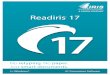 Readiris 17...Primeiros passos, à Base de conhecimento, assistência I.R.I.S., etc. Apresentar o Readiris O Readiris é o principal software de reconhecimento de documentos da I.R.I.S