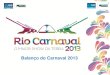 Balanço do Carnaval 2013 - Rio de Janeirorio.rj.gov.br › ... › Carnaval2.0.1.3._BalancoRiotur.pdf · ANO MIJÕES MULHERES ESTRANGEIROS 2012* 1.014 118 4 2011 360 13 9 2010 777