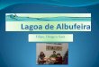 Filipe, Diogo e Sara...Filipe - Boa tarde, hoje vamos falar sobre a Lagoa de Albufeira, que se situa entre Lisboa e Sesimbra, na Costa Oeste da Península de Setúbal, que também