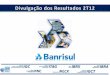 Posicionamento Nacional e - Banrisulri.banrisul.com.br/banrisul/web/arquivos/Banrisul_A... · 2012-08-13 · Operações de Crédito 1,0547% 1,0228% 22,3238% 21,5458% ... 4T11 e 1T12