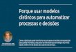 Porque usar modelos distintos para automatizar processos e decisões · 2019-11-16 · Porque usar modelos distintos para automatizar processos e decisões Como a digitização pode