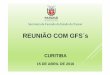 REUNIÃO COM GFS´s - cadin.pr.gov.br · REUNIÃO COM GFS´s CURITIBA 15 DE ABRIL DE 2016 Secretaria da Fazenda do Estado do Paran ... entidades da Administração Pública Direta