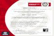 Certificate BR029569 # Item 1-3N8619Q-PORT...Certificado N : BR 029569 Versão: 1 Data da Revisão: 31 de J ulho de 2018 Lúcia Nunes - Gerente Técnica Escritório local: Av. Alfredo