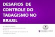 DESAFIOS DE CONTROLE DO TABAGISMO NO BRASIL · 2. Brasil. Ministério da Saúde. Inquérito domiciliar sobre comportamentos de risco e morbidade referida de doenças e agravos não