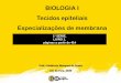 BIOLOGIA I Tecidos epiteliais Especializações de …...Prof.: Anderson Marques de Souza Juiz de Fora_2020 BIOLOGIA I Tecidos epiteliais Especializações de membrana 1ª SÉRIE