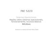 INE 5223 - inf.ufsc.bralexandre.goncalves.silva/courses/15s1/ine5223/sli… · INE 5223 Sistemas Operacionais Noções sobre sistemas operacionais, funcionamento, recursos básicos