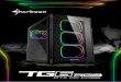 EFICAZ E ESPAÇOSO - Sharkoon...O gabinete TG6 RGB, juntamente com todos os outros produtos Sharkoon marcados com o logotipo ARGB, são certificados para Asus Aura Sync, MSI Mystic