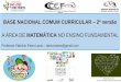 BASE NACIONAL COMUM CURRICULAR 2ª versão · 2016-07-20 · Papel da BNCC Além de propor objetivos básicos de aprendizagem, tem o papel de encorajar os professores a propiciarem