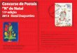 Concurso de Postais€¦ · de dois postais por concorrente. Os postais deverão ter a medida bidimensional de 15x20cm (A5). Os postais feitos em papel, deverão ter uma gramagem