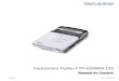 Impressora Fujitsu FTP-628WSL120 - Toledo do Brasil - Prix · 2017-06-27 · RECARREGANDO A BATERIA DA IMPRESSORA ... O contato com os elementos químicos internos da bateria pode