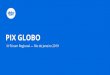 PIX GLOBO - IX Fórum REGIONAL · PDF file 2019-11-07  · PIX-GLOBO Datacenter C obo Earth Legend PIX-GLOBO PIX-GLOBO C I obo gle Earth Legend PIX-GLOBO Lagoa da Tijuca Lagoa de Jacarepaguá