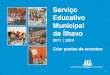 Serviço Educativo Municipal de Ílhavo · A Educação permanece, à semelhança do que aconteceu nos últimos anos, uma das áreas prioritárias de intervenção da Câmara Municipal