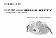 CÂMERA INSTANTÂNEA - Fujifilmen.fujifilmamericas.com.br/products/instax/cameras/instax_mini_hello_kitty/pdf/...em um ponto na direção do ícone da casa. 5. Ao segurar sua câmera,
