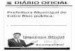 DIÁRIO OFICIAL€¦ · DIÁRIO OFICIAL PREFEITURA MUNICIPAL DE ENTRE RIOS - BA Sexta-feira – 24 de julho de 2020 – Ano IV – Edição n° 107 – Caderno 05 Prefeitura Municipal