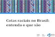 Cotas raciais no Brasil: entenda o que são · INCLUSÃO E PERMANÊNCIA CAAF COORDENADORIA DE AÇÕES AFIRMATIVAS Balanço das cotas raciais no Brasil: houve mais inclusão? - Em