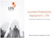 Laureate Professional Assessment | LPA O Laureate Professional Assessment | LPA أ© uma ferramenta de
