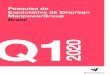 Pesquisa de Expectativa de Emprego ManpowerGroup Brasil Q1 2 Pesquisa de Expectativa de Emprego ManpowerGroup