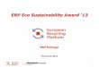 ERP Portugal · 2013-02-15 · 3 O ERP Eco Sustainability Award ‘13 destina-se a alunos que à data da candidatura frequentem uma Licenciatura, Pós-Graduação, Mestrado ou Doutoramento,