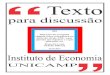 Impactos da economia chinesa sobre a brasileira no início do … · 2017-04-10 · Impactos da economia chinesa sobre a brasileira no início do século XXI Texto para Discussão