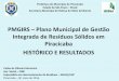 PMGIRS Plano Municipal de Gestão Integrada de Resíduos … · 2016-05-23 · PMGIRS – Plano Municipal de Gestão Integrada de Resíduos Sólidos 2013 – Decreto Municipal 15.281