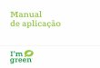Manual de aplicação - Braskem€¦ · Tipograﬁa institucional 4. Usos incorretos Sumário. I’m green é o selo da linha de produtos da Braskem feitos a partir de fontes renováveis