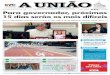 AUNIÃO · FPF admite retomar jogos do Estadual em junho ... um balanço das ações do Governo no combate à covid-19 e respondeu às dúvidas de internautas ... cupante contexto
