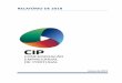 RELATÓRIO DE 2018 - CIPcip.org.pt/wp-content/uploads/2019/03/CIP_RA_2018.pdf · dinâmica, ativa e interveniente em todas as matérias do interesse das empresas, da economia e de