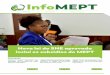 InfoMEPT · 2020. 1. 28. · Nova lei do SNE aprovada inclui os subsídios do MEPT. 4 InfoMEPT N o dia 01 de Novembro 2018, foi aprovada por consenso pela Plenária da Assembleia