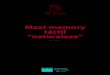 Maxi-memory táctil “naturaleza” - Mumuchu 2019. 2. 19. · Maxi-memory táctil “naturaleza” Ref. 20411 the senses. o o o o o. SPECIAL NEEDS years