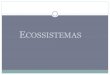 EcossistemasEcossistemas Um conjunto de seres vivos que interagem entre si e com o meio natural de forma equilibrada, por meio da reciclagem de matéria e do uso eficiente de energia