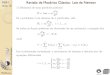FI001 Revisão de Mecânica Clássica: Leis de Newton Aula 12maplima/fi001/2020/aula12.pdfMAPLima 1 FI001 Aula 12 Revisão de Mecânica Clássica: Leis de Newton 1) Dinamica de uma