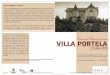 VILLA PORTELA - UBI · Com a instituição do Prémio Villa Portela, Ricardo Charters d’ Azevedo pretende homenagear os seus antepassados, que viveram na propriedade com aquele